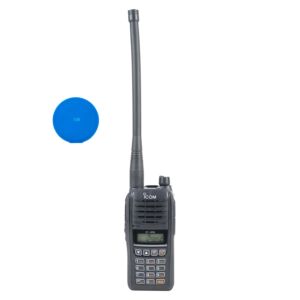 ICom IC-A16EBT VHF prijenosna radio stanica Kit s Bluetoothom, za zrakoplovstvo 118,000–136,992 MHz, 2400 mAh, IP67 + poklon S