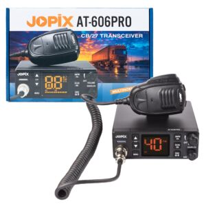 CB radio stanica JOPIX AT-606PRO ASQ, AM/FM, 4W, 12V-24V, PA, VOX, prigušivač šuma