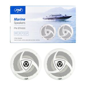 Koaksijalni zvučnici za plovila PNI BTA500, 100W, 12,7 cm, set od 2 kom.