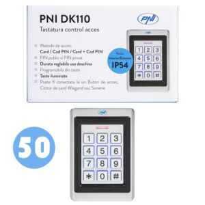 Kutija s 50 komada tipkovnice za kontrolu pristupa PNI DK110