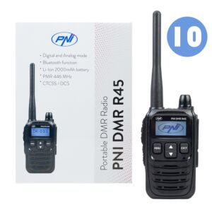 Kutija s 10 prijenosnih radio stanica PNI DMR