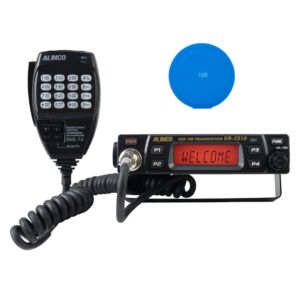 Komplet VHF radio stanice PNI Alinco DR-CS-10, 136-174MHz, 200 kanala, DMTF, 13.8V + poklon Sticky Pad Blue