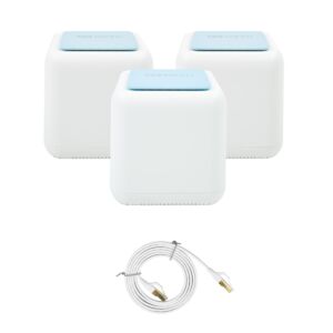 PNI GB1200 Gigabit Wi-Fi Mesh sustavni paket i 1bc S/STP CAT8 ravni mrežni kabel PNI U8015W 1,5 m