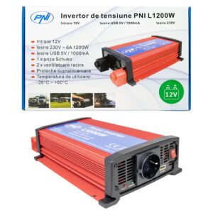 Invertor PNI napona L1200W napajanje 12V izlaz 230V