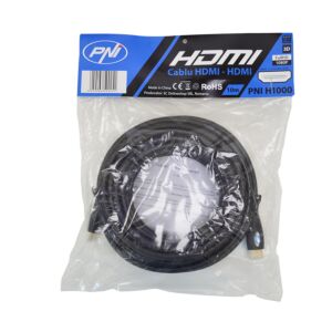PNI H1000 brzi 1,4 V HDMI kabel, priključak, Ethernet, pozlaćen, 10 m