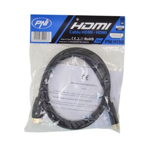 PNI H150 brzi 1,4 V HDMI kabel, utikač, Ethernet, pozlaćen, 1,5 m