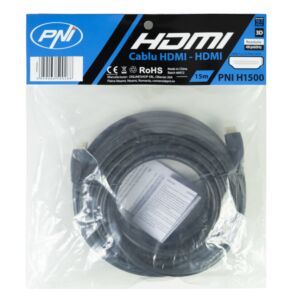 PNI H1500 brzi 1,4V HDMI kabel, priključak, Ethernet, pozlaćen, 15m