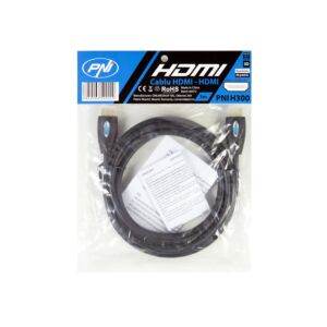 PNI H300 brzi 1,4V HDMI kabel, priključak, Ethernet, pozlaćen, 3m
