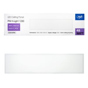 LED panel PNI H-Light 1230 48W, 1200x300mm, 4800lm, 6400K, unutarnji, ugradni