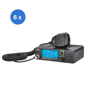 6-dijelni CB PNI Escort HP 40 Multistandard Radio Station Box, 4W, AM, FM, 12-24V, ASQ, RF Gain