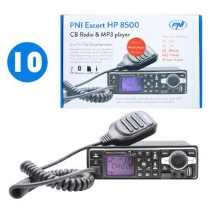 Kutija s 10 kom CB radio stanica i MP3 player PNI