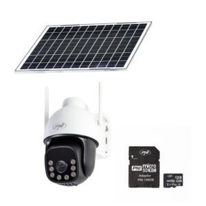 Paket PNI IP74 Live AOV Black Light 4MP video nadzorne kamere i PNI kartica od 128 GB