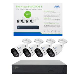 POE PNI Kuća IPMAX POE 5 komplet za video nadzor