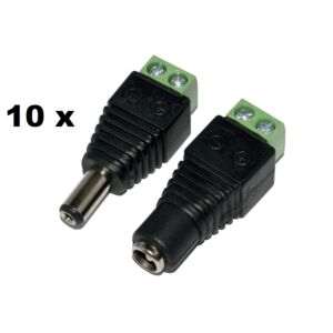 Set 10bc PNI M02 majči/muški utikači za nadzor