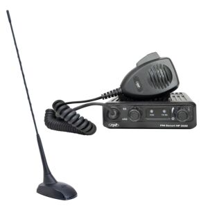 CB radio stanica i antena uključeni