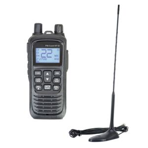 Prijenosni CB radio komplet PNI Escort HP 92 multi standard 4W, 12-24V AM-FM s CB antenom PNI Extra 45 s magnetom