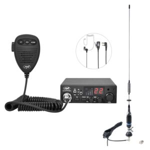 CB PNI ESCORT HP 8001L ASQ paket radio stanica + CB PNI S75 antena s kabelom i fiksnim nosačem