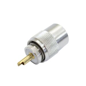 PNI PL259 utikač za RG58 kabel, zlatni središnji pin 9 mm