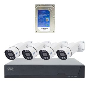 PNI House IPMAX POE 8 paket video nadzora, NVR s 4 kamere i PNI SafeHouse 1TB HDD