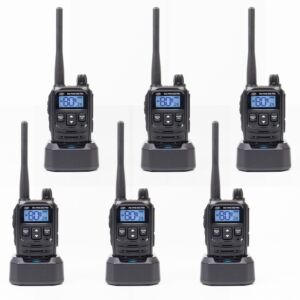 Komplet od 6 prijenosnih radio stanica PNI PMR R45 PRO 446MHz, 0.5W, 99 programabilnih kanala, 16 PMR i 38 CTCSS i 104 DCS tona,