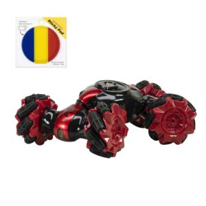 Silvercloud RedTwo paket igračaka terenskih vozila s daljinskim upravljačem i ljepljivom zastavicom uključen