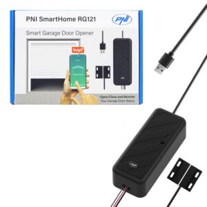 PNI SmartHome RG121 inteligentni relej s Wi-Fi za kontrolu otvaranja garažnih vrata/kapija, kompatibilan s aplikacijom Tuya, 