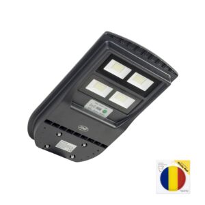 PNI SL210 paket ulične rasvjete od 100 W, s ugrađenim solarnim panelom od 10 W i ljepljivom zastavom.