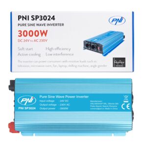 Inverter napona PNI SP3024 24V napajanje 230V izlaz 3000W čisti sinusni val