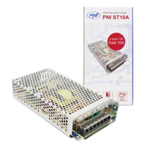 Stabilizirani uklopni izvor napona PNI ST10A 230V do 12V 10A stabiliziran za nadzorne sustave