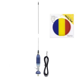 Sirio SUPER 9 CB antenski paket s leptirom, duljine 155 cm i ljepljivom zastavom uključen