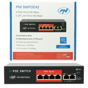 Prekidač POE PNI SWPOE42