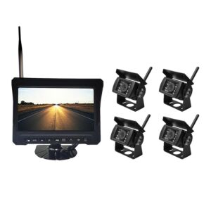 PNI TRK504 bežični videonadzorni komplet za kamionski DVR s LCD monitorom i 4 kamere