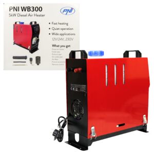 Stacionarni sustav grijanja automobila PNI WB300 Diesel 5kW 12V/24V, 230V, 10 sirocou razina snage