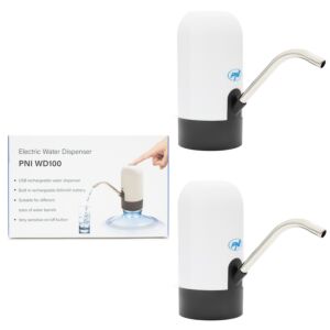 Paket 2bc Električna pumpa za bocu vode PNI WD100 punjenje preko USB-C, baterija 800 mAh, snaga 4W