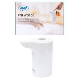 Električna pumpa za PNI WD200 bocu za vodu USB-C punjenje, baterija od 800 mAh