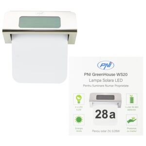 LED solarna svjetiljka PNI GreenHouse