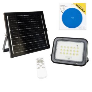 PNI GreenHouse WS50 PRO 50W LED reflektorski paket sa 6W solarnim panelom s uključenom plavom ljepljivom podlogom