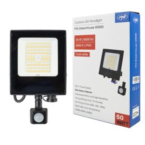 PNI GreenHouse WS550 50W LED reflektor sa senzorom pokreta, postavka osjetljivosti, trajanje osvjetljenja, 3000K - 6500K, funkcija