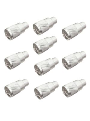 Set od 10 PNI PL259 utikača za RG213 kabel, duljina pina 9 mm