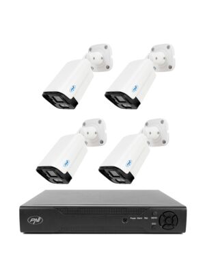 NVR PNI House IP716 paket videonadzora i 4 PNI IP125 kamere s IP-om, 5MP