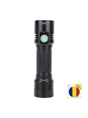 PNI Adventure F200 aluminijski paket dvostruke svjetiljke s LED diodom, baterijom od 4000 mAh i ljepljivom zastavom uključen