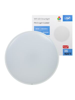 PNI D-Light CL2436T Wi-Fi LED stropna svjetiljka, Tuya, RGB