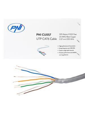 Kabel UTP CAT6 PNI CU057 od bakra 0,57 mm