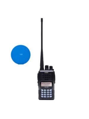 PNI Alinco DJ-500-E komplet prijenosne VHF/UHF radio stanice, podesiva snaga, 200CH, 1500mAh, Talk Around, VOX, TOT, CTCSS, 
