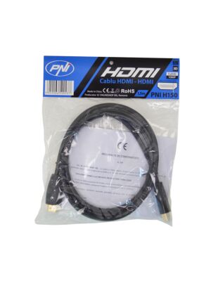 PNI H150 brzi 1,4 V HDMI kabel, utikač, Ethernet, pozlaćen, 1,5 m
