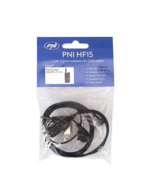 Slušalica sa mikrofonom PNI HF15 sa 1 pinom 3.5mm za GSM radio stanice