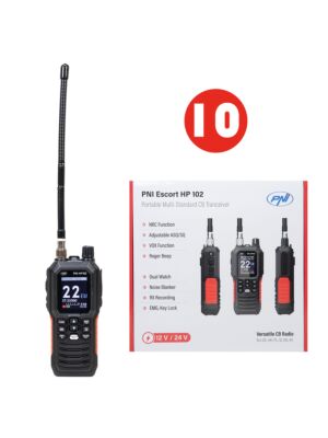 Kutija s 10 kom. prijenosnih CB radio stanica PNI Escort HP 102