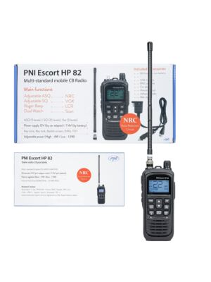 Prijenosna CB radio stanica PNI Escort HP 82 bez punjača, višenamjenski standard, 4W, 12V, AM-FM, NRC, Dual Watch, Roger Beep