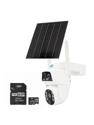 PNI IP894 GSM 4G PTZ paket video nadzorne kamere i PNI 128GB MicroSD memorijska kartica