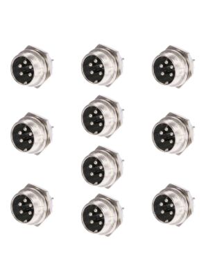 Set od 10 komada PNI muškog mikrofonskog utikača s 5-pinskim PCB priključkom